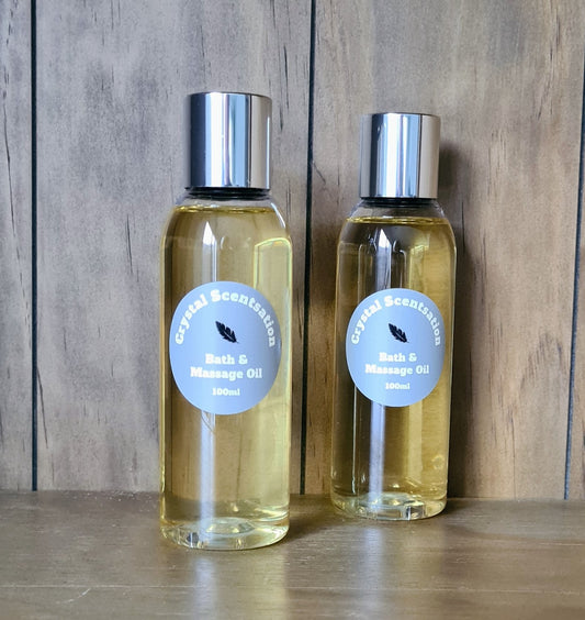 Bath & Massage Oil with Fragrance Oil 100ml